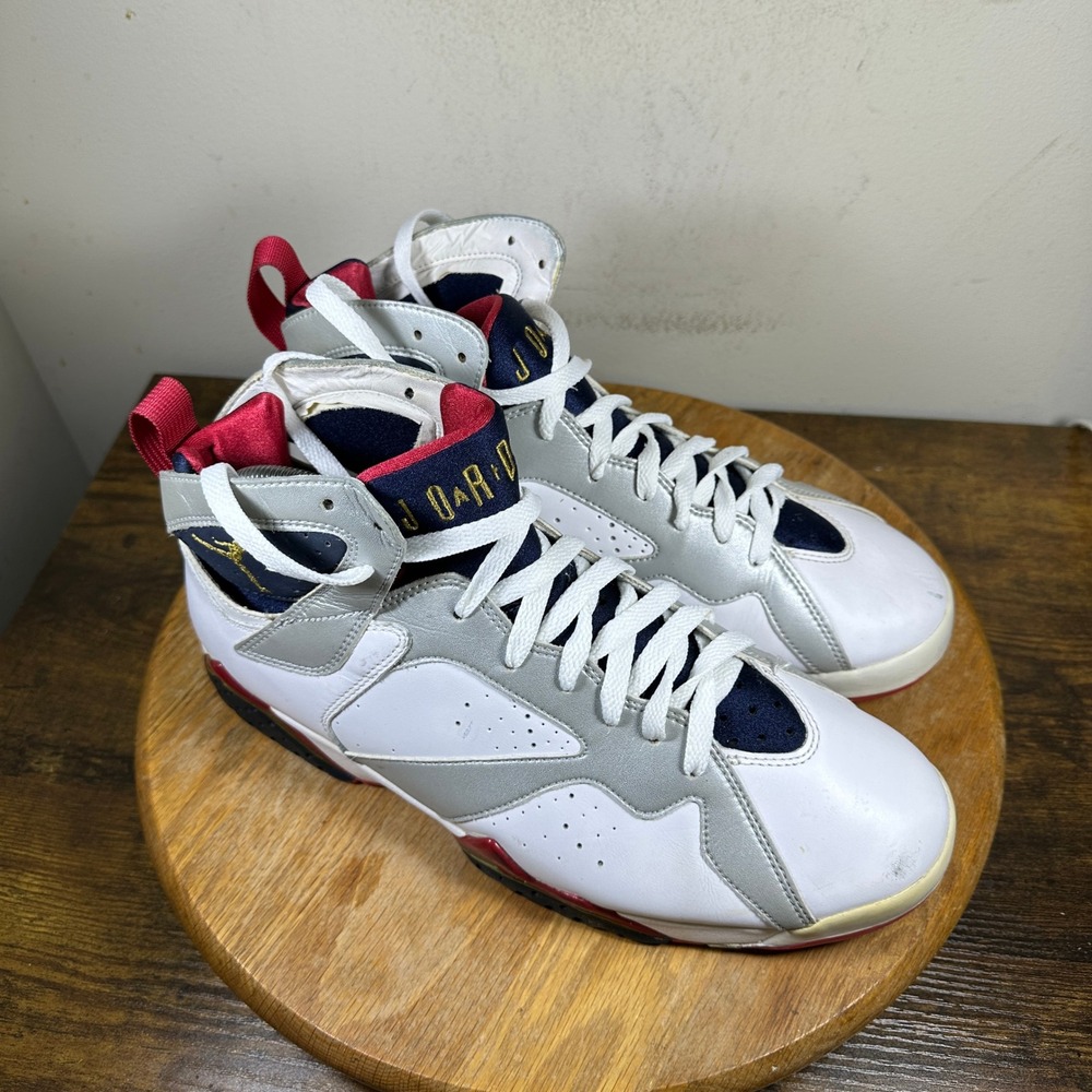 Air Jordan 7 VII Retro 2012 Olympic Mens Sz 10.5 Shoes 304775-135
